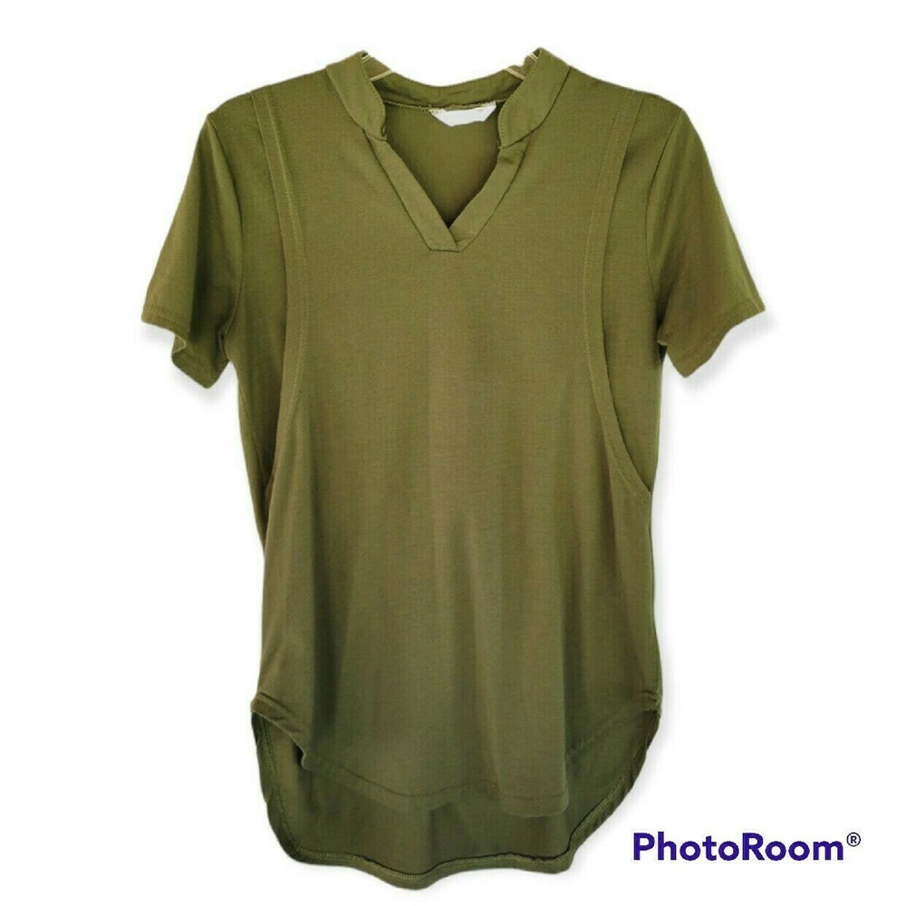 Mama Army Green Nursing Shirt